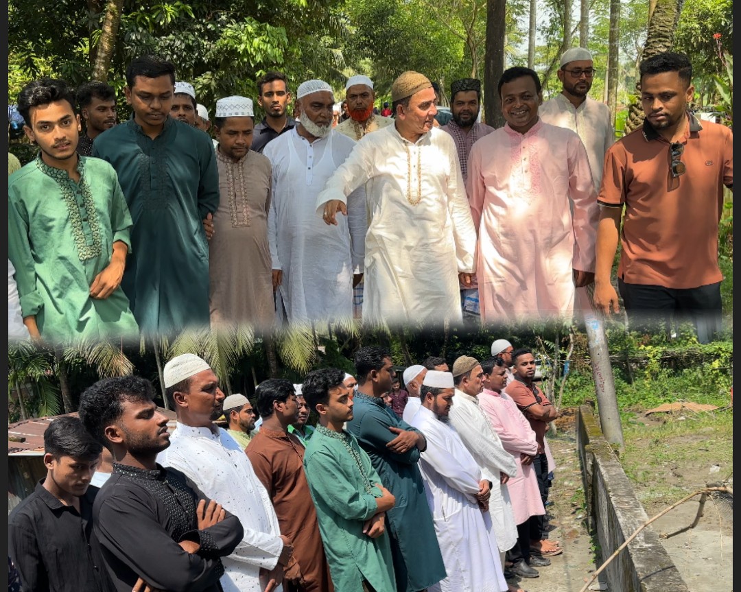 সাবেক ইউপি চেয়ারম্যান ও বিএনপি নেতা আনোয়ার উল্যার স্মরণে কালাদরাপ ইউনিয়নে কবর জিয়ারত